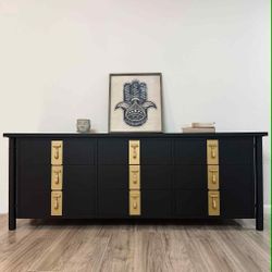 Gorgeous Restored Dresser By Mastercraft Furniture 
85”L x 20”W x 31”H