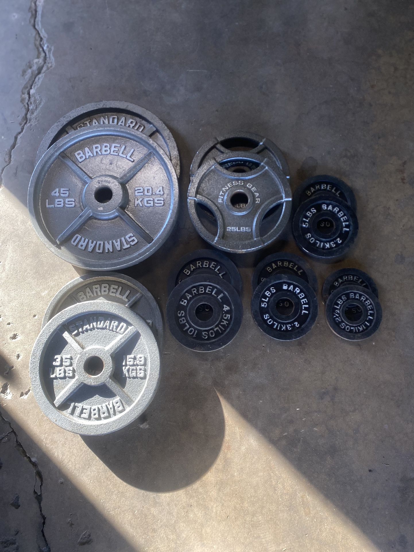 Gym - Olympic Plate Weight Set 