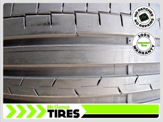 1 CONTINENTAL SPORTCONTACT 6 TO CONTISILENT XL 265/35R22 USED TIRE 7.0/32 TREAD