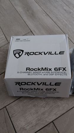 Rockville RockMix 6FX 6-Channel Mixer