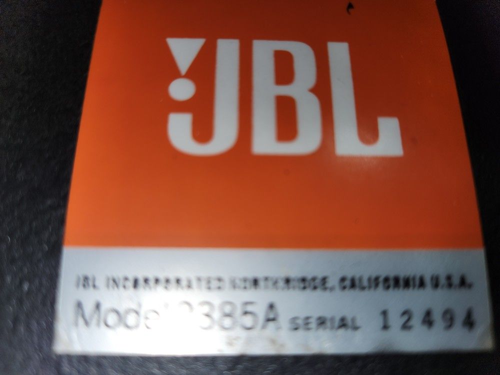 one set of DJ. JBL 2385A Horn with 2446H driver) price per set for