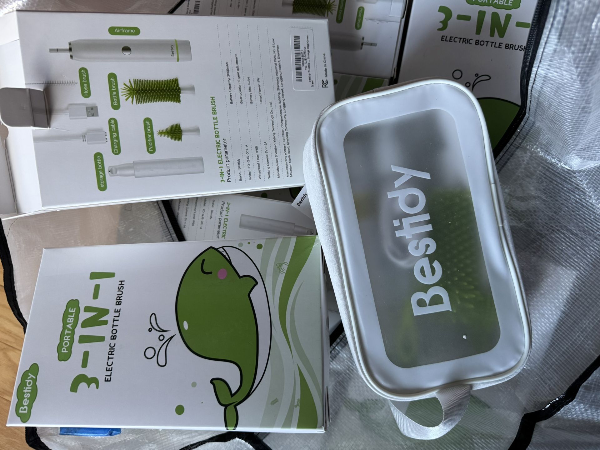 Baby Bottle Cleaner Electric Brush