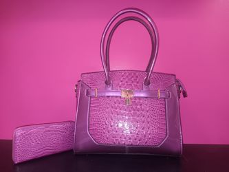 Purple Handbag Set 