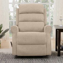 Fabric rocker manual recliner