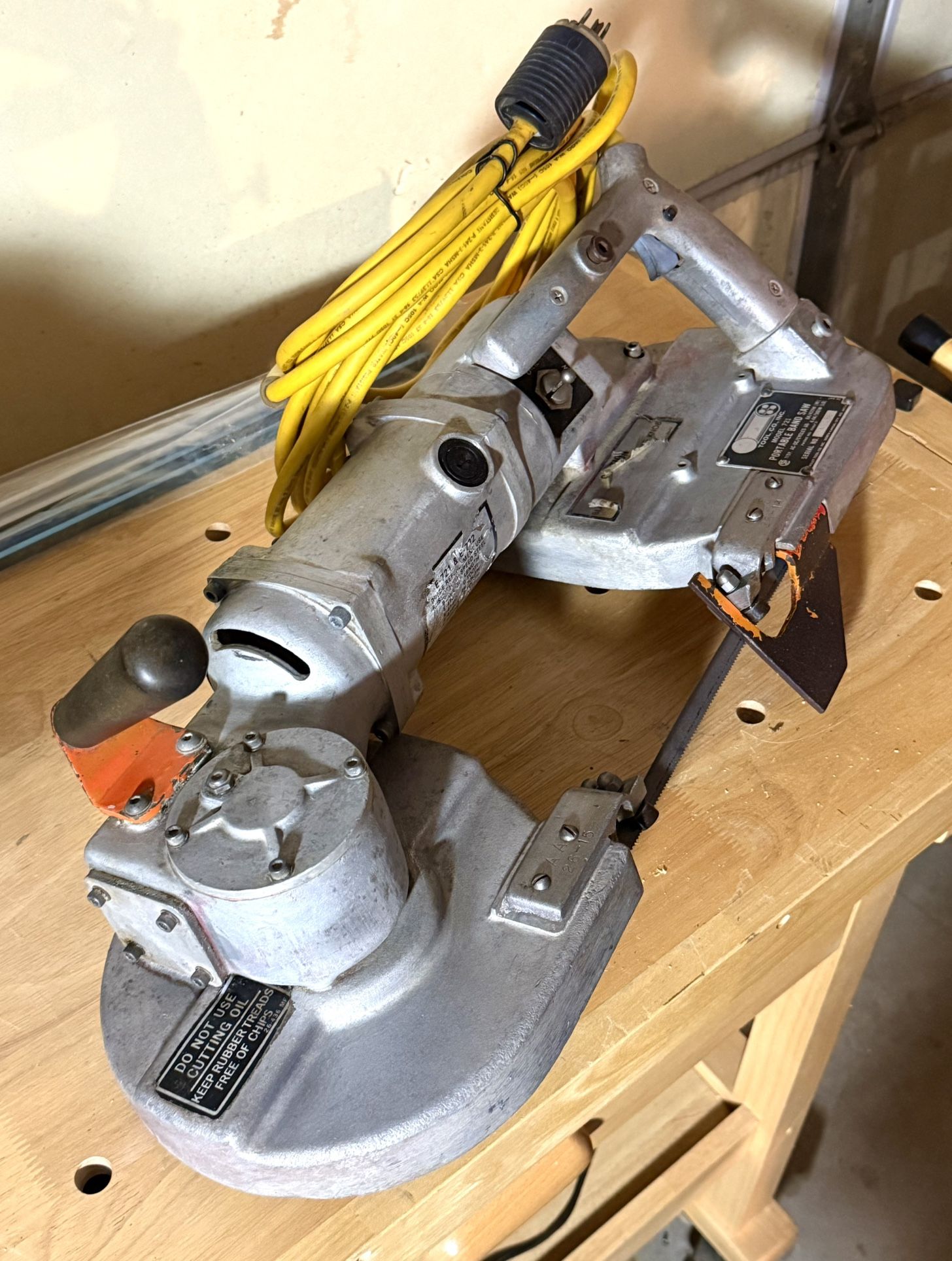 ENSLEY TOOL CO. INC. Portable Band Saw; Bandsaw; Metal Cutting Bandsaw Tool; Made In the USA; Brand New 54” M42 Blade; Tools; Milwaukee, Dewalt