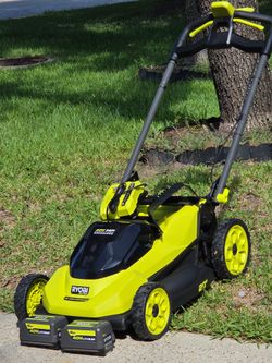 RYOBI 40V 20" Self-Propelled Lawn Mower Kit With 2 6ah Batteries  / Rapid Charger