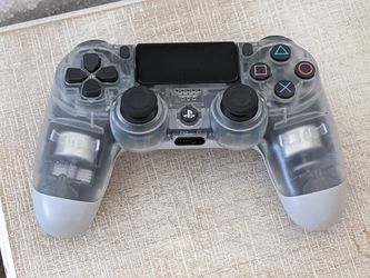 Sony PlayStation 4 PS4 clear controller rare used