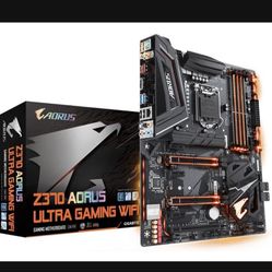 Aorus Z370 Motherboard Plus Processor 