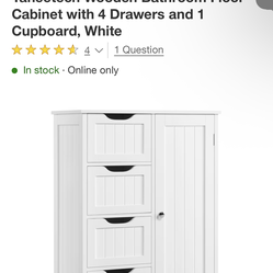 Bathroom floor cabinet