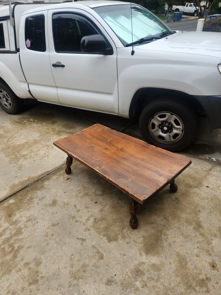 48 x 24 x 15" tall, decent project coffee table 