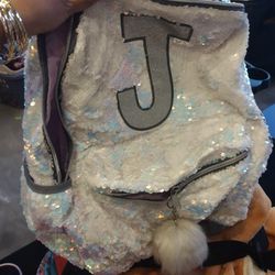 New Backpack With Letter J