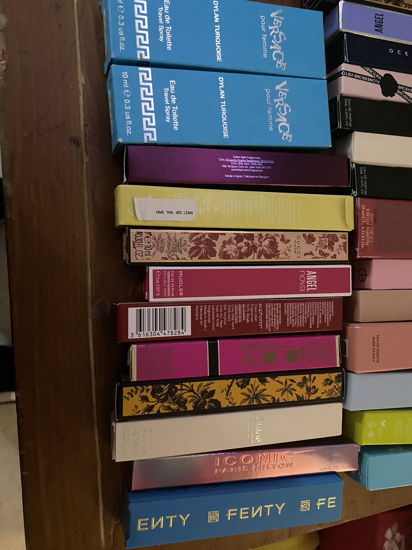 Travel size desiners perfumes