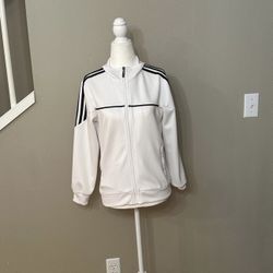 Adidas jackets women’s size L white jackets