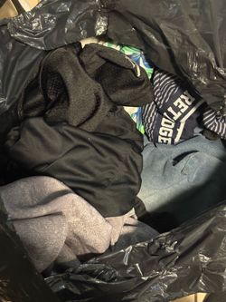 Bag of boys clothes