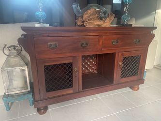 Solid wood sideboard, kitchen island, buffet, console