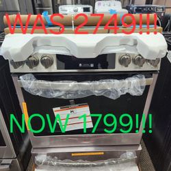 GE PROFILE GAS RANGE 1799! 0 DOWN 0% FINANCING! 1YR WARRANTY! 48HR DELIVERY!