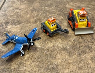 3 metal Disney Planes vehicles
