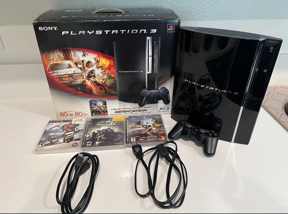 PlayStation 3 Backwards Compatible Motorstorm Bundle