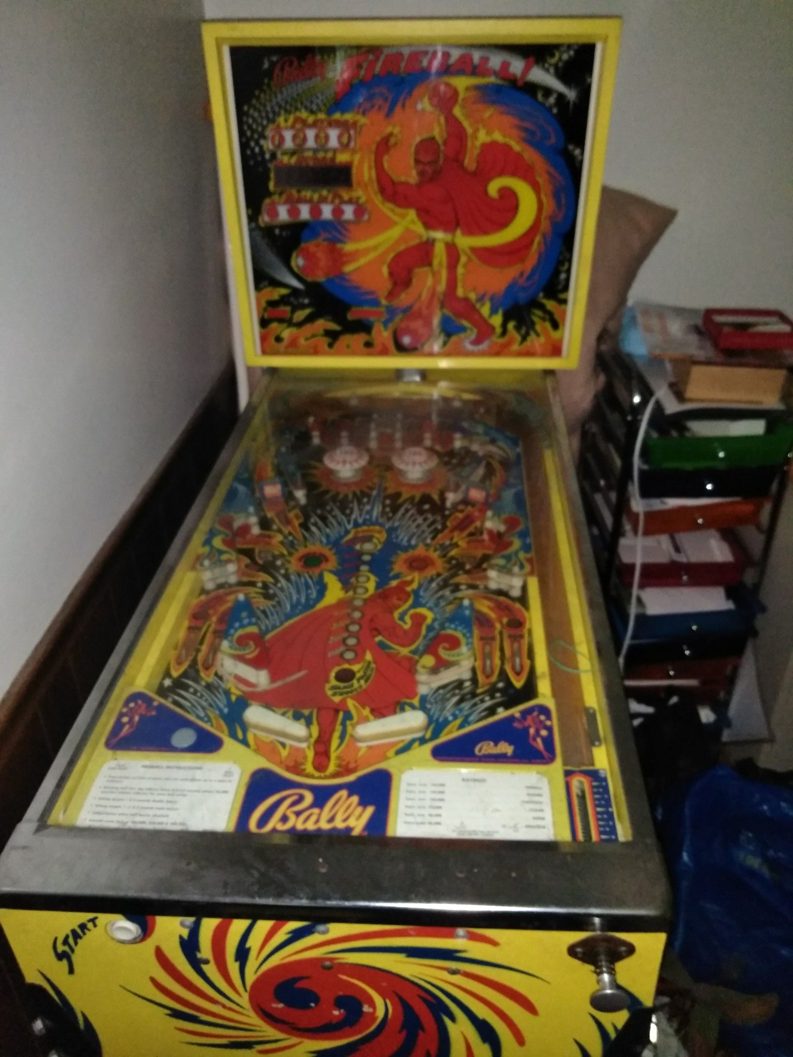 1976 Fireball pinball machine
