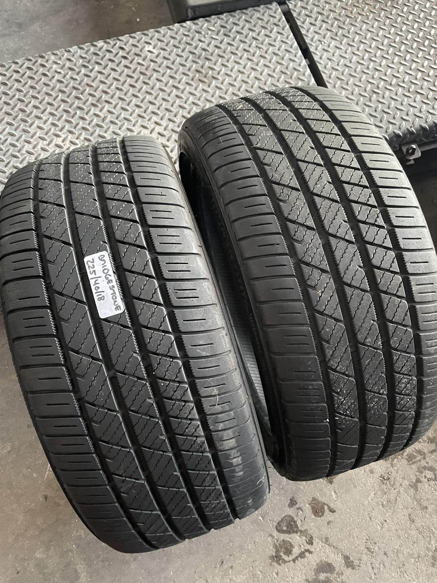 2 … 22540R18 Bridgestone Potenza Run flat Tires For $120 for The Pair Picked Up Or $150 Installed And Balanced .  Texas Extreme Tire Co 1305 Presto