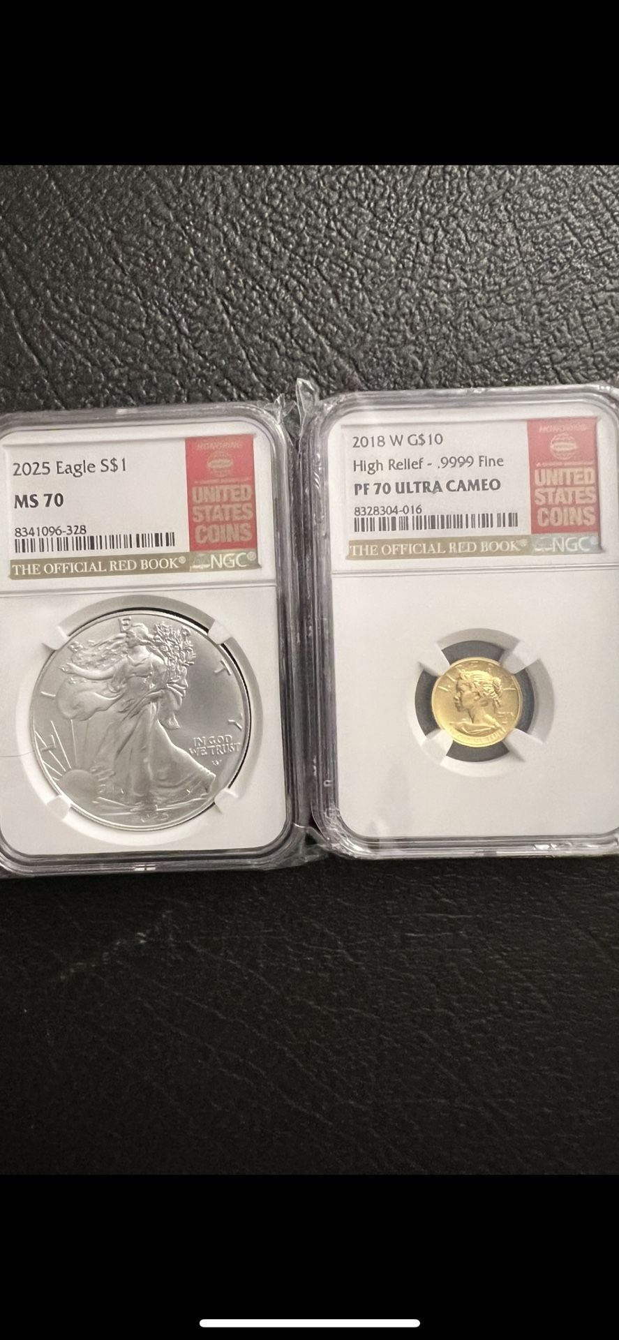 1/10 Ultra High Relief PR70 & ASE MS70 Red Book
