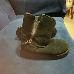 WOMANS SHORT  UGG SPARKLE ZIP SUPER WARM BOOTS ! 