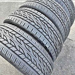 255 55 20 Tires Con 80% De Vida Las 4 De La Marca CONTINENTAL 