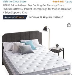 New Zinus King Size Mattress