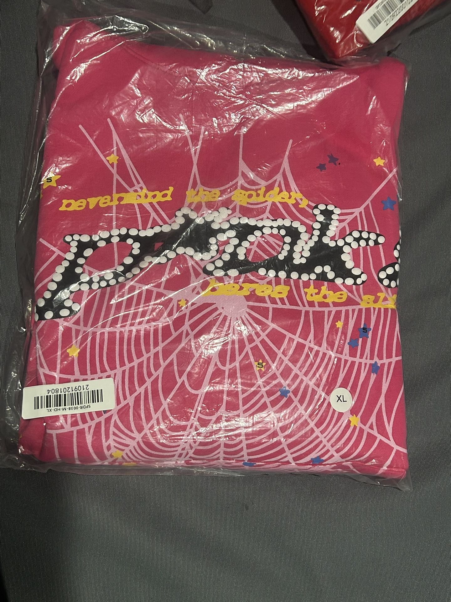 Pink Sp5der Hoodie 