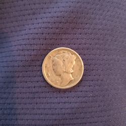 1937 Silver Mercury Dime
