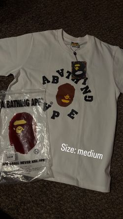 Bape shirt size medium!!