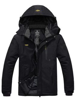 Wantdo
Men's Waterproof Ski Jacket Fleece Winter Coat Windproof Rain Jacket **6XL BiG And Tall 6XB**