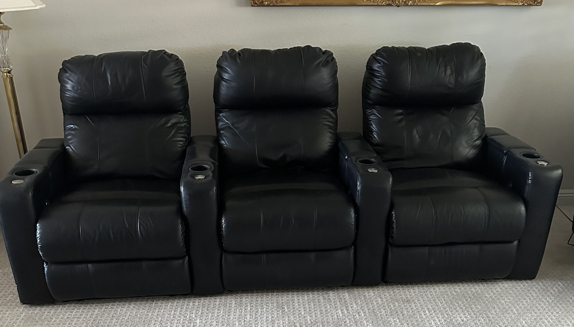 Set Of 3 Home Theater Recliners