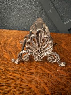 Vintage silver plated knife rest