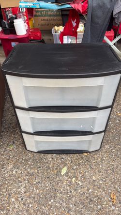 Sterilite 3-Drawer Plastic Storage Unit