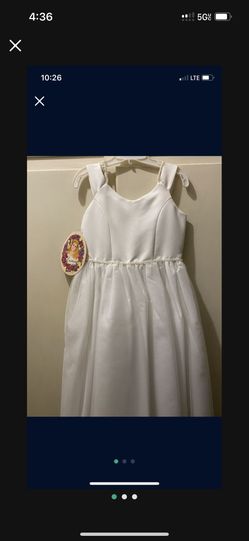 New girls white dress