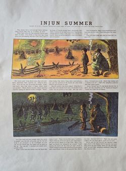 Vintage Injun Summer poster