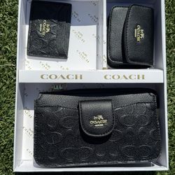 Black Coach Bag Gift Set 