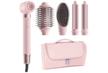 5 in 1 Hot Air Styler Wrap - High-Speed Hair Dryer, Volumizing Brush with Auto Curlers, Fast Drying & Frizz-Free Styling Straightening, No Heat Damage
