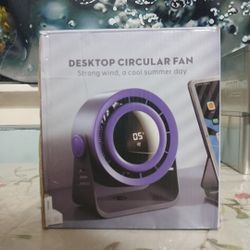 Desktop Circular Fan Strong Wind