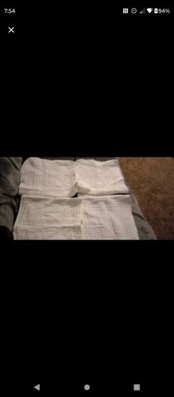 6 burp cloths
