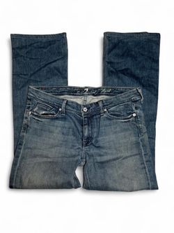 7 All Of ManKind Womens Seven blue denim jeans - U.S. size 31    #y2kjeans #AllOfManKind #BlueDenim #Denim #jeans