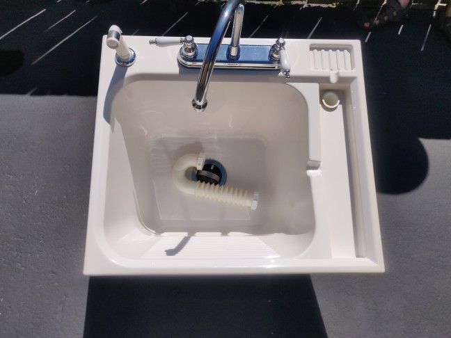 Utility Sink With Cabinet - For Mud Room, Shop, Garage