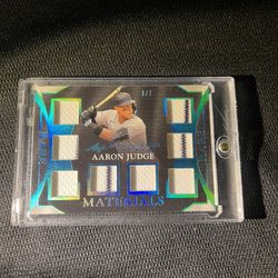 2025 Leaf In The Game Used OCTO 8 PATCH AARON JUDGE "RARE" #/7 