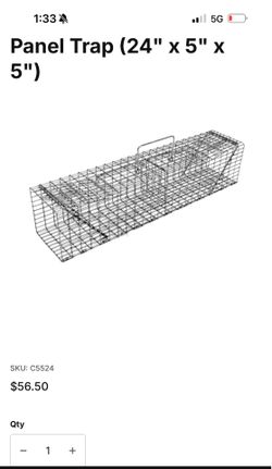 3 squirrel traps and transfer cage , easy trapping and transferring ! Comstock