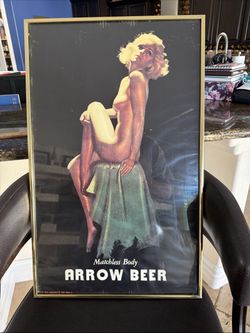 Arrow Beer “Matchless Body Beer pinup”
