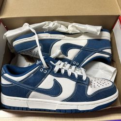 NIKE Dunk Low Industrial Blue Sashiko 9.5 