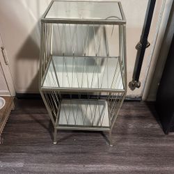 Glass Table / Shelf Two Tier