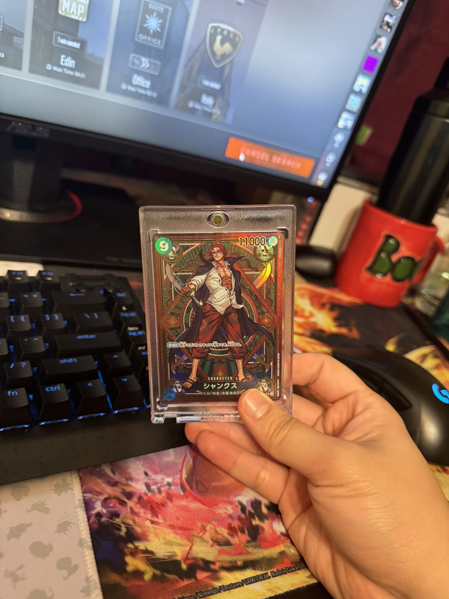 One Pice Card Game For Sell Shank Sp JP Op011