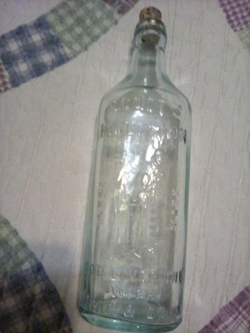 OLD COD OIL BOTTLE NO FLAWS SEE ALL PICS